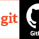 Logo de Git y logo de GitHub