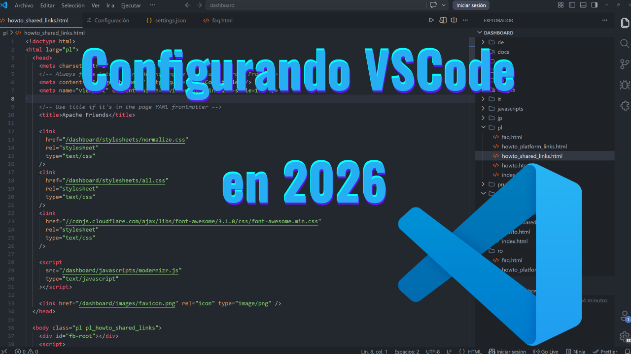 Cómo configurar Visual Studio Code desde cero para programar mejor